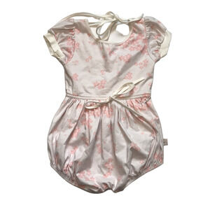 Omi Jo Well Dressed Wolf Floral Bubble Romper 2Y